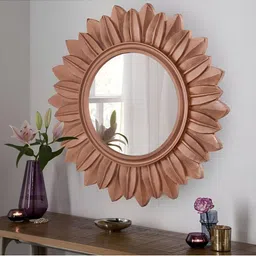 VAS collection home Sunflower Designed MDF Decotaive Frame Mirror-image-45