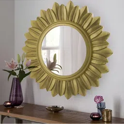 VAS collection home Sunflower Designed MDF Decotaive Frame Mirror-image-41