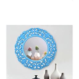 VAS Wall Decor collection home Blue Wood Decorative Mirror-image-10