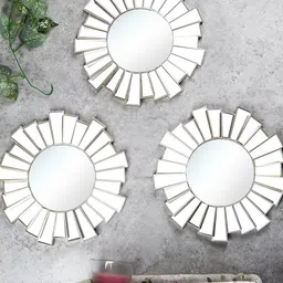 MARKET99 Set Of 3 Champagne Wall Mirrors-33