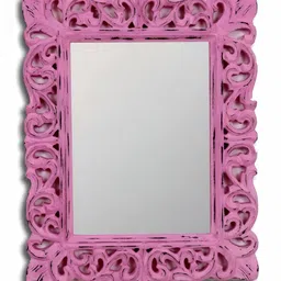 VAS collection home Wood Frame Ethnic Motifs Square Wall Mirrors-24