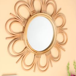 HABERE INDIA Brown & Transparent Wall Decor Mirror-image-80