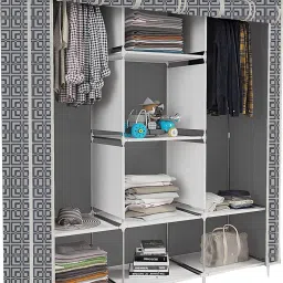 Cabinet print PP Collapsible Wardrobe-image-67