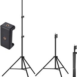 Deeshora Best Buy 2.1 Meter Stand 7 feet (200cm) Strong Metal Mobile Phone Tripod Tripod, Monopod, Tripod Ball Head, Tripod Kit-17