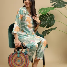 Women Polyester Kurta Pant Set-image-13