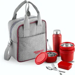 Director 7 Pcs with Bottle Tiffin Box 4 Containers Lunch Box-10