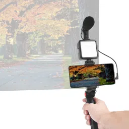 ANY KART Best Vlogging Accessories Kit for Mobile Phone DSLR Camera Video Recording Kit Tripod Kit, Monopod Kit image 2
