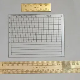 PATWARI TAANK OF 1/4000/ SWACHH GUNIYA WITH BRASS SURVEY SCALES Ruler-image-59