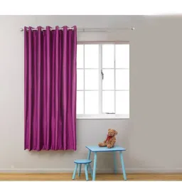 151 cm (5 ft) Polyester Semi Transparent Window Curtain Single Curtain-image-51