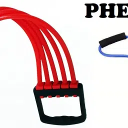 Combo Of Chest Expander With Resistance Tube For Workout Equipment Fitness Accessory Kit Kit-image-64