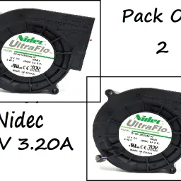 Electronic Spices Nidec UltraFlo G10D12BS2AZ-07 (Pack of 2) Centrifygal Air Blower Fan Cooler-image-33
