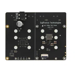 Geekworm X1011 PCIe to Four M.2 NVMe SSD Board for Raspberry Pi 5 image 1