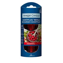 YANKEE CANDLE Red & Transparent Raspberry Scent Plug Refill image 2