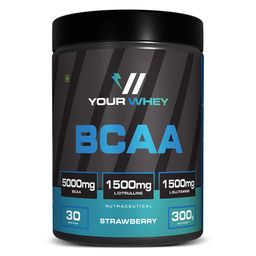 YourWhey BCAA, 0.66 lb 30 Servings Strawberry-image-84