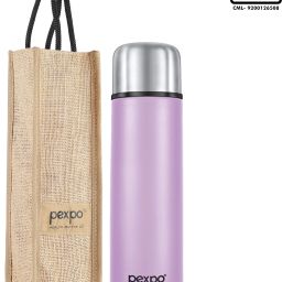 Thermosteel Water bottle, Hot and Cold with Jute-bag Vacuum Insulated Flamingo 1000 ml Flask-10