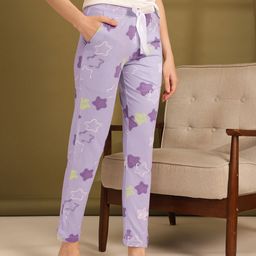 etc Women's Printed Mid Rise Cotton Lounge Pants Women Pyjama-picture-33