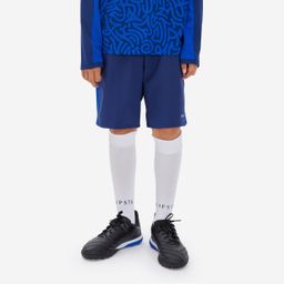 Kids' Long-Sleeved Football Shirt Viralto Letters - Blue-image-5