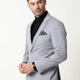 RARE RABBIT Men Berzu Tailored Fit Single-Breasted Blazer-10