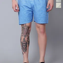 BAWERIN Pack Of 3 Ultra-Light Pure Cotton Boxers 110-picture-25