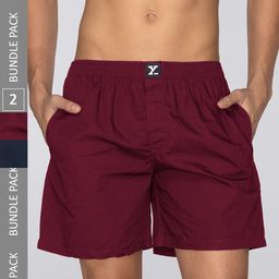 XYXX Plus Size Pack Of 2 Pure Cotton Boxers-image-28
