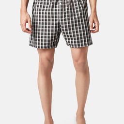Ajile by Pantaloons Men Checked Pure Cotton Boxers 110112403BLACK-42