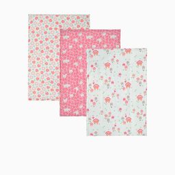 TIDY SLEEP Pack Of 3 Printed Pure Cotton Diaper Changing Mats-54
