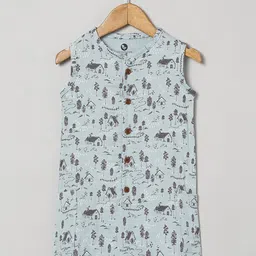 cocoon care Infants Printed Super Soft Rompers-5