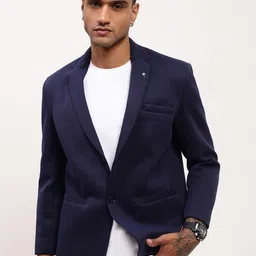 SHOWOFF Men Slim Fit Single-Breasted Blazer-picture-55