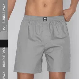 XYXX Men Pack Of 2 Pure Cotton Boxers XYBOX2PCKN353-image-34