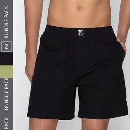 XYXX Men Plus Size Pack Of 2 Pure Cotton Boxers-15