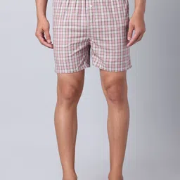 URBAN SCOTTISH Checked Pure Cotton Boxers USBX051-image-5
