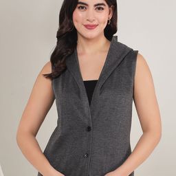 BAESD Slim Fit Hooded Single-Breasted Overcoat-image-71