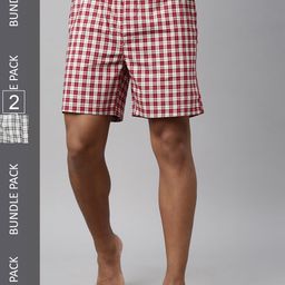 Levis Pack Of 2 Checked Smartskin Technology Woven Cotton Boxers with Tag Free Comfort-024-image-51