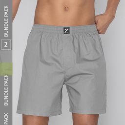 XYXX Men Pack Of 2 Anti-Roll Pure Cotton Boxers XYBOX2PCKN355-picture-13