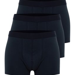 Trendyol Pack Of 3 Cotton Trunks 1043121590-Navy Blue-picture-13