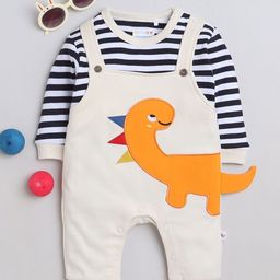 BUMZEE Infants Boys Printed Pure Cotton Romper-image-53