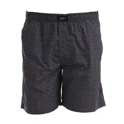Pepe Jeans Men Grey & Red Printed Boxers 8904311332411-4