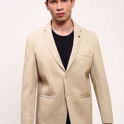 SHOWOFF Slim-Fit Single-Breasted Cotton Blazer-image-80