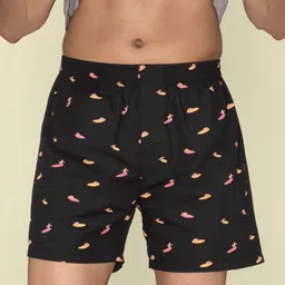 XYXX Men Plus Size 100% Combed Cotton Splash Boxers-26