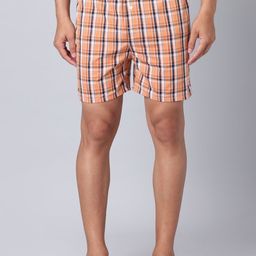 URBAN SCOTTISH Checked Pure Cotton Boxers USBX048-image-41