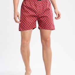 SHOWOFF Star-Printed Cotton Boxers AM-141-14-image-35