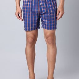 URBAN SCOTTISH Checked Pure Cotton Boxers USBX041-image-45