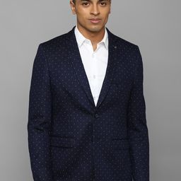 Allen Solly Men Printed Single-Breasted Slim-Fit Formal Blazer-picture-20