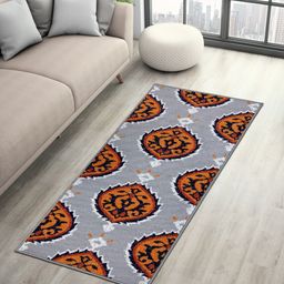 SPACES Grey Printed Anti-Skid Runner-31