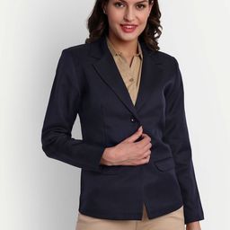 Blue Ronin Women Notched Lapel Collar Single-Breasted Blazer-picture-25