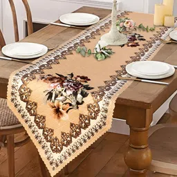 Dakshya Industries Beige Printed Table Runner-29