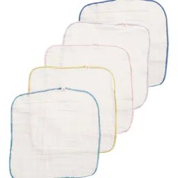 GREENDIGO Pack Of 5 Cotton Wash Clothes-picture-44