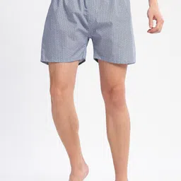 SHOWOFF Geometric Printed Cotton Boxers AM-141-image-9