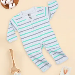MeeMee Infants Striped Pure Cotton Rompers-image-93