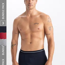 DeFacto Pack of 3 Striped Low Rise Trunks-232605181-55